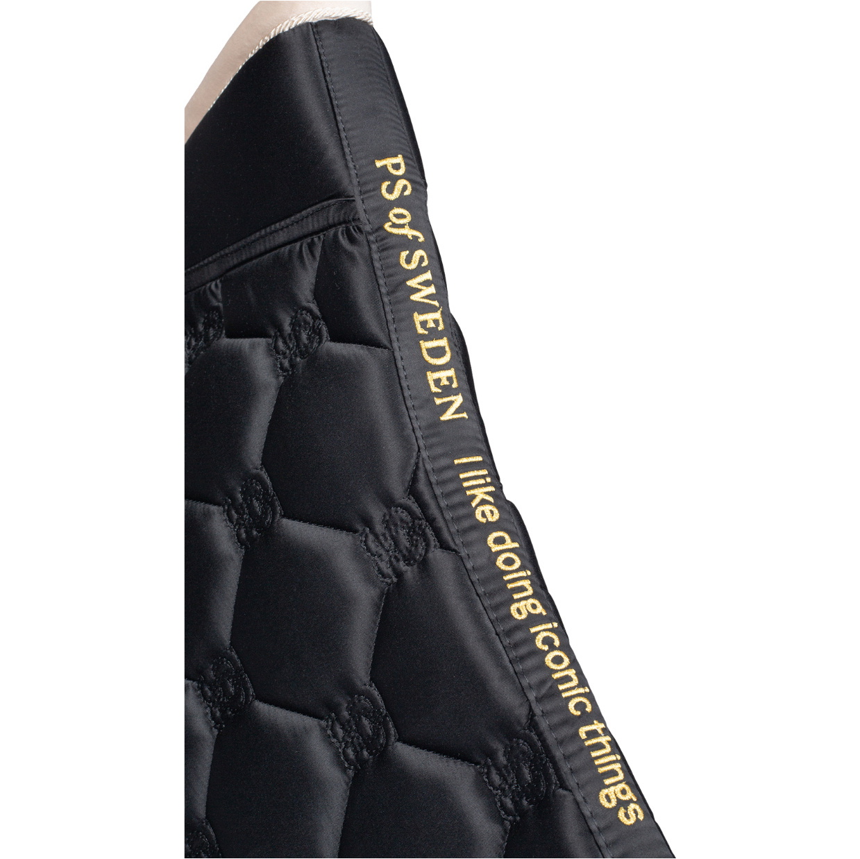 2025 PS Of Sweden Vintage Monogram Dressage Tapis De Selle 1110-120-990 - Black
